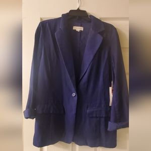 Treasure & Bond Navy boyfriend blazer